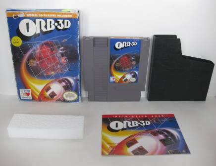 Orb 3-D (CIB) - NES Game